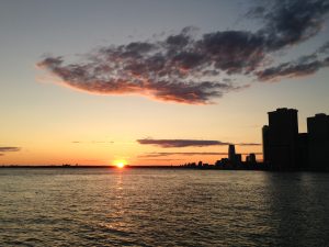 Sunset from Brooklyn Bridge Park