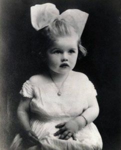 Lucille Ball as a child